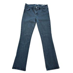 GUESS Womens Dark Wash Bootcut Jeans Size 30 Mid Rise Denim.